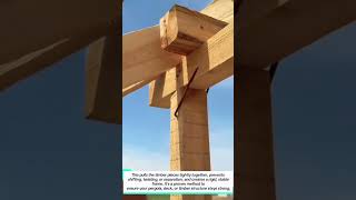 ‎Timber Frame Joints: Securing Heavy Beams with Steel Dowels &amp; Nails