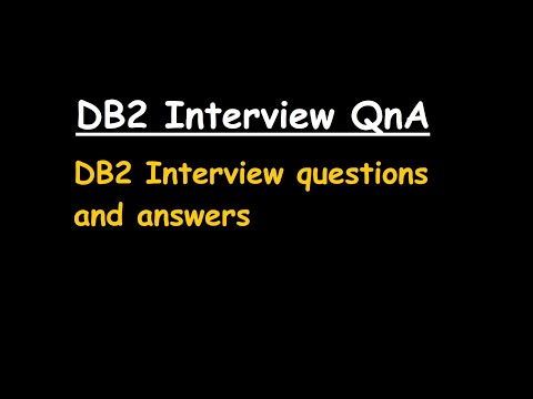 DB2 Interview questions and answers