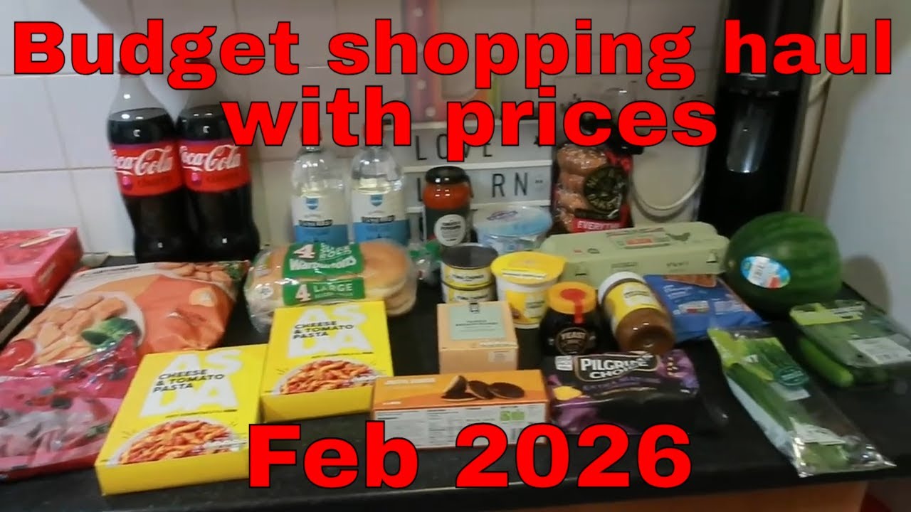 Бюджетные покупки в Asda с указанием цен