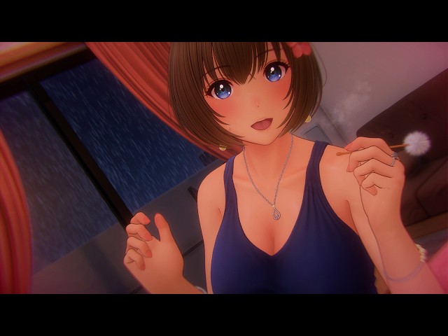 【責任疲れ💔】今は忘れちゃおぅ💕　張り詰めた心をほどく耳かき。ASMR┆睡眠導入┆寝落ち┆添い寝┆恋人RP┆膝枕┆耳ふぅ┆耳揉み┆雨音┆癒し┆甘々┆安眠┆不眠┆快眠┆熟睡┆シチュボ【憩の宿：桜木いのり