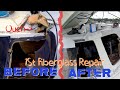 10 Time-lapse Boat Work. Sailing Catamaran Fiberglass Repair