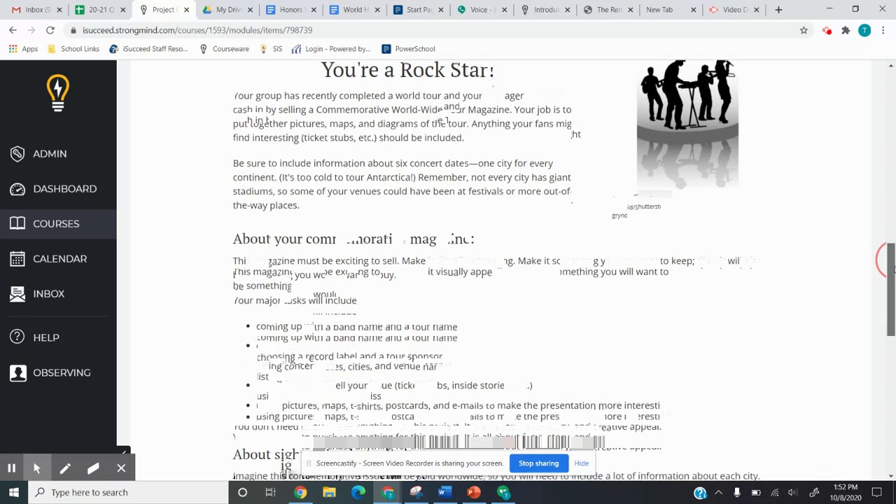 Honors World Geography Project Walk Through YouTube