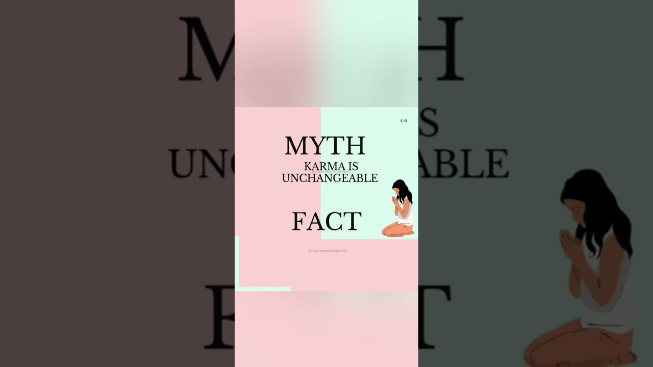 Karma- The Universe's act of balancing 