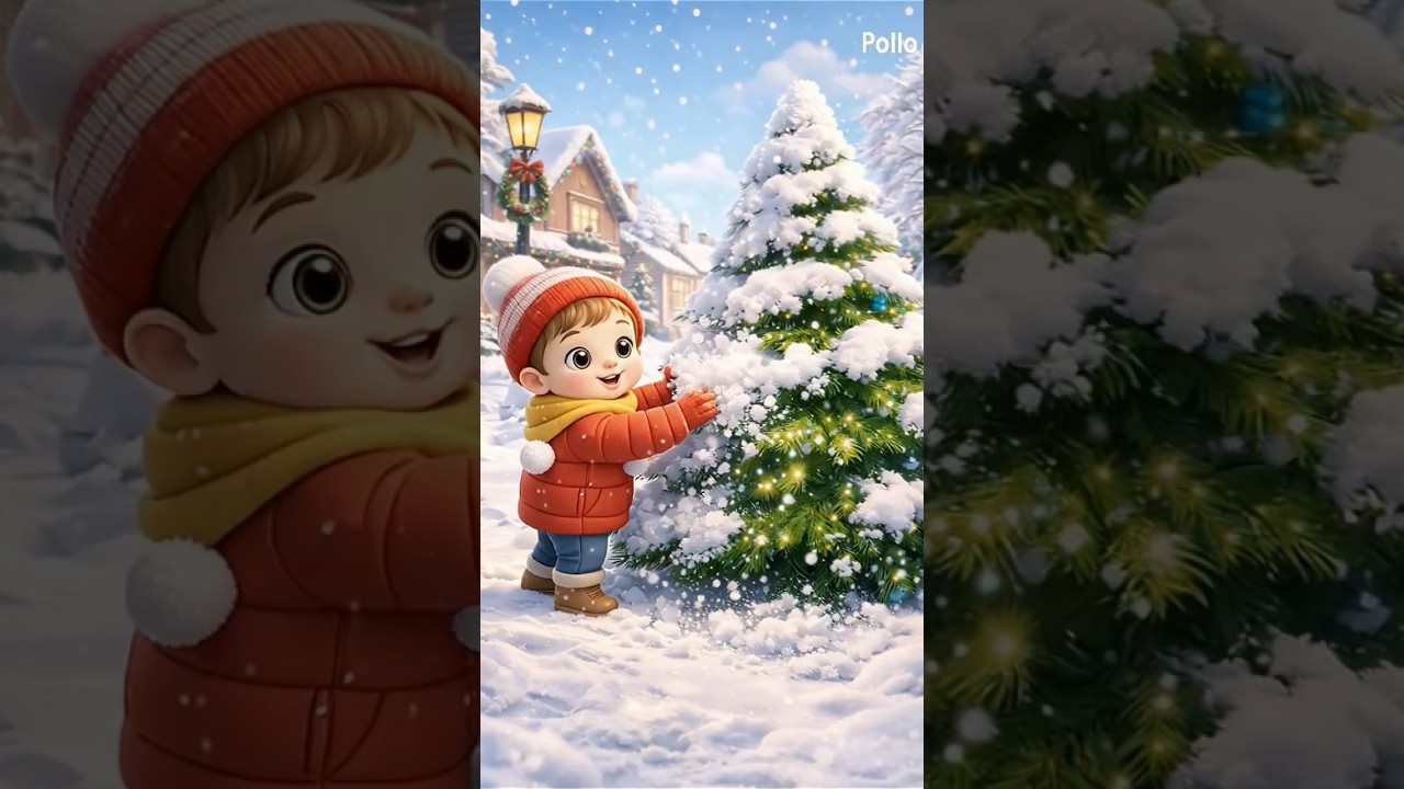 Learn Green Color with a Christmas Tree | Fun Colors for Kids 🌈