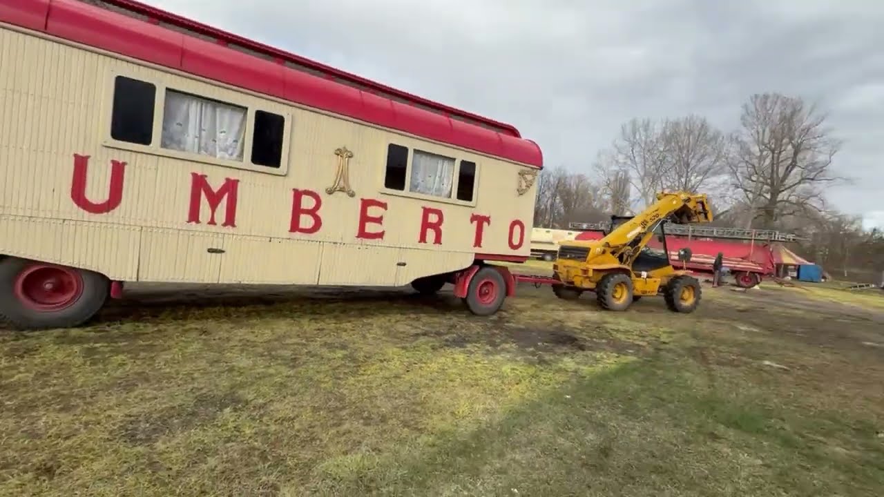 Cirkus Humberto Pardubice 2025 odjezd timelapse