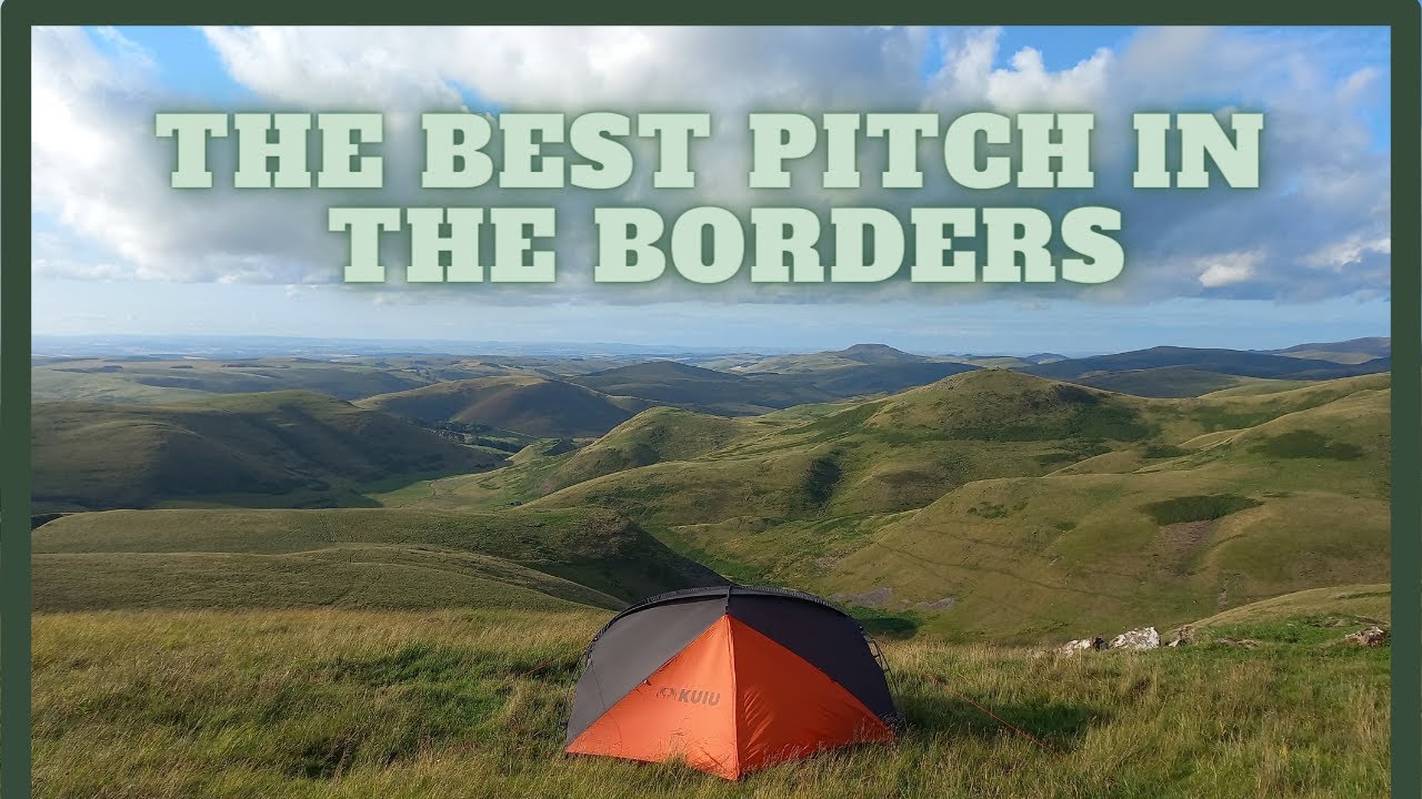 The Best Pitch in the Scottish Borders. Wild Camping Scotland in the KUIU Mountain Star.