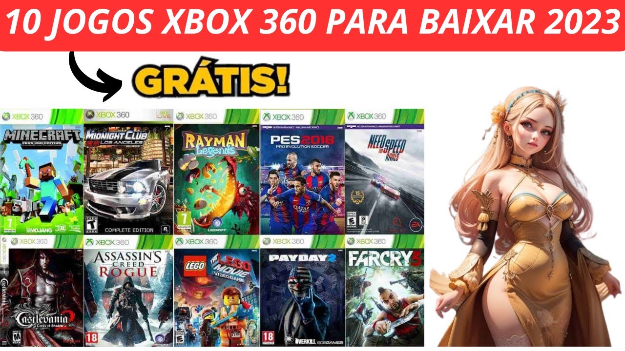 TODOS JOGOS DE GRAÇA NA XBOX LIVE DO XBOX 360 - ISSO REALMENTE É REAL E  VOCÊ NÃO SABIA ATÉ HOJE 😲😲😲 