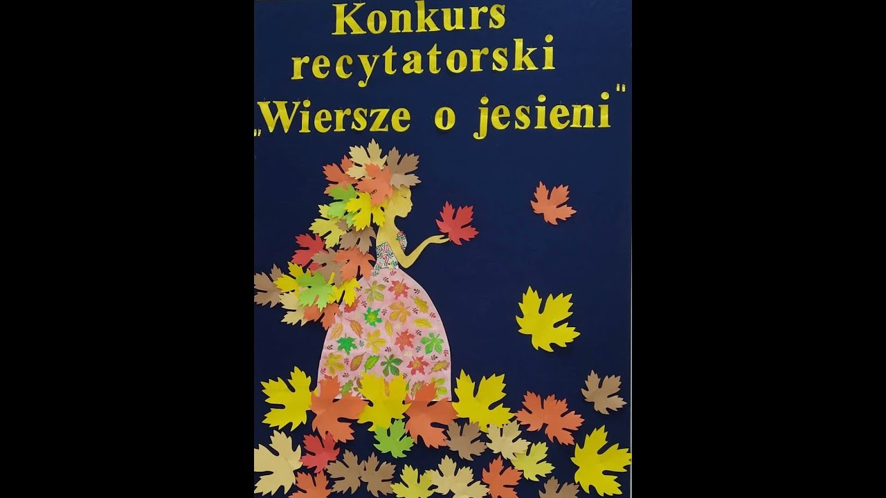 Wiersze Do Recytacji Klasa 5 Konkurs recytatorski "Wiersze o jesieni" w oddziale przedszkolnym 5-6