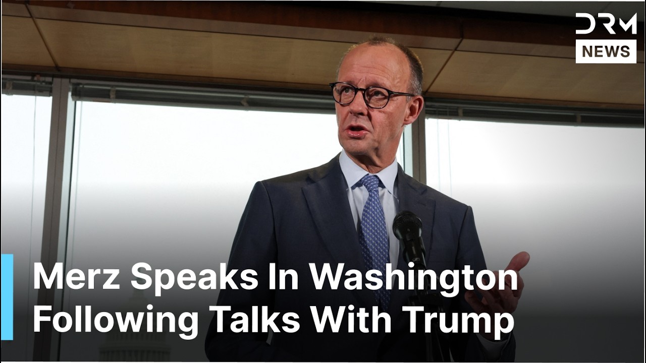 Full Presser: German Chancellor Merz Addresses Media After Trump Meeting | DRM News | AC1F