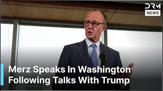 Full Presser: German Chancellor Merz Addresses Media After Trump Meeting | DRM News | AC1F