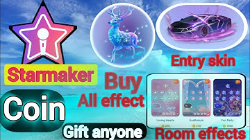 Stamaker shop | kese Starmaker ki effect kisi ko gift kare | how to buy starmaker effects, starmeker
