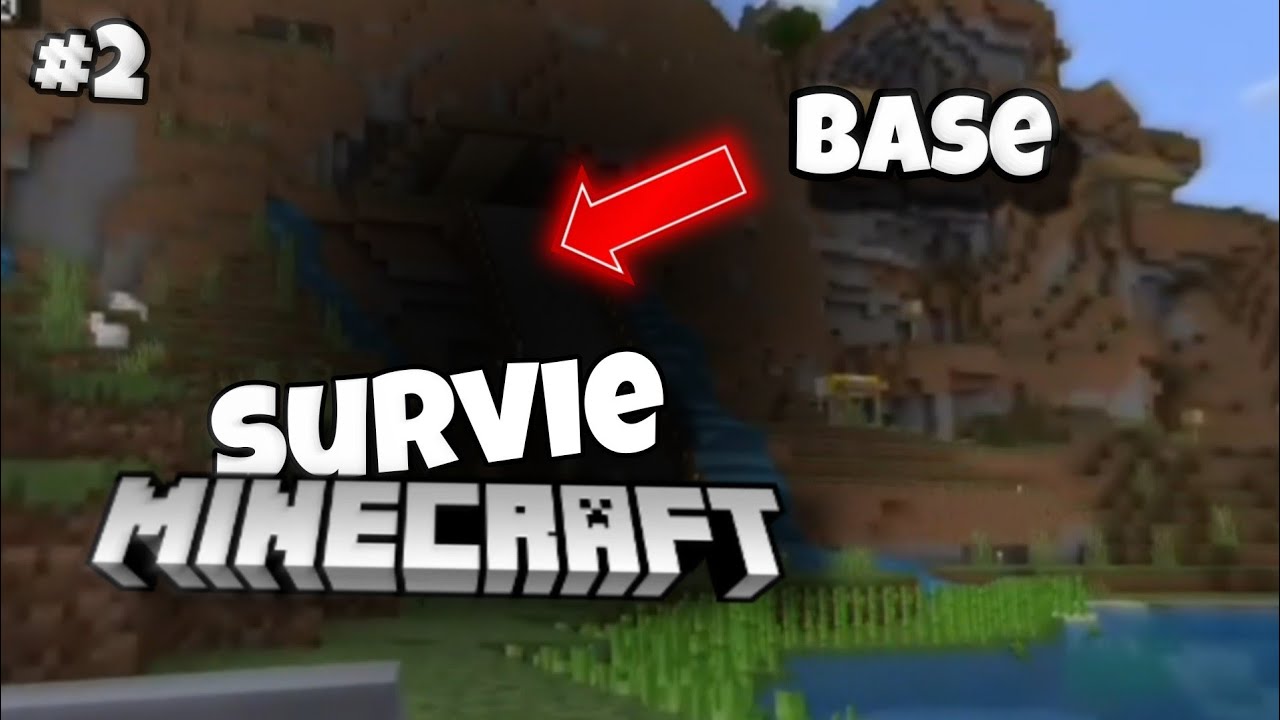 Je fait une base dans une montagne / Survie Minecraft #2 - YouTube