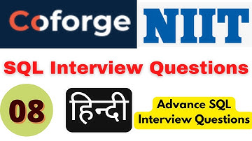 08.Hindi|Coforge(NIIT Technology) SQL Interview Questions based on Joins|@PandeyGuruji SQL in Hindi