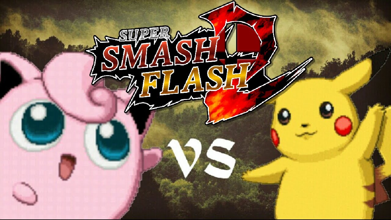 ONE FIGHT ONE WAY Super smash flash 2 pikachu vs jigglypuff