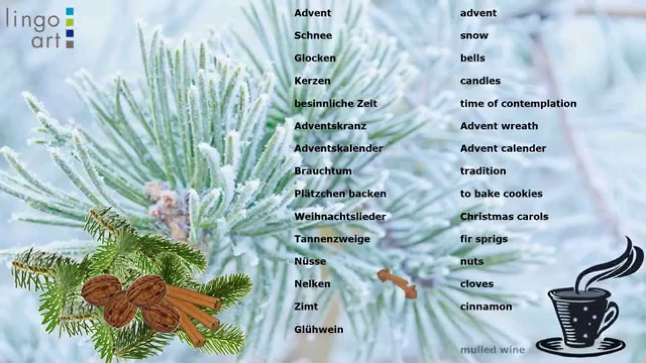 Bildergebnis für 1 Advent Englisch