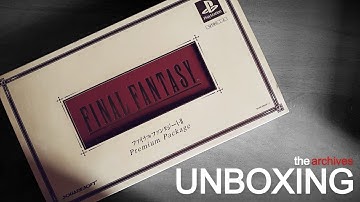 Final Fantasy Origins | Premium Package (PS1, Jp Ver.) | Cinematic Unboxing