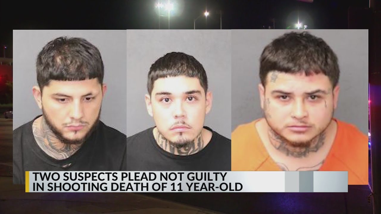 Two suspects plead not guilty in murder of 11-year-old - YouTube