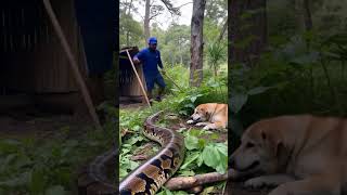 Celebrity Giant Python Attacks Sleeping Dog — The Terrifying Forest Encounter #PythonAttack #dogrescue Net Worth