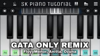 Gata Only (from "FloyyMenor, Cris MJ") - Perfect Piano Tutorial screenshot 3