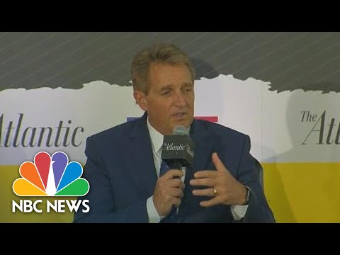 Senator Jeff Flake Says He Was 'Troubled' By Brett Kavanaugh's Partisan Tone At Hearing | NBC News