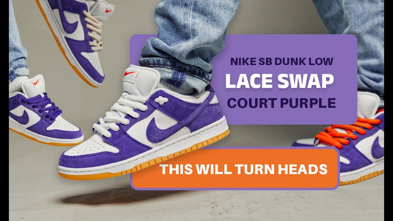 Nike SB Dunk Low Pro ISO | Court Purple - YouTube