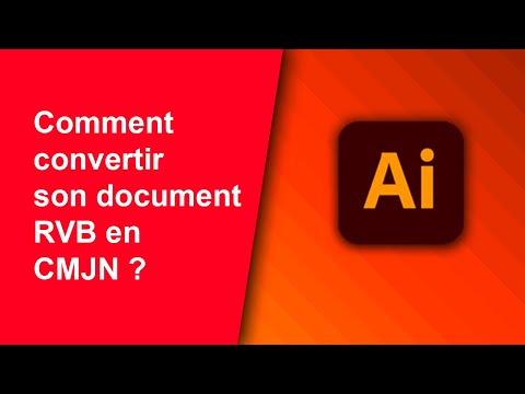 Comment convertir son document RVB en CMJN dans Illustrator ?