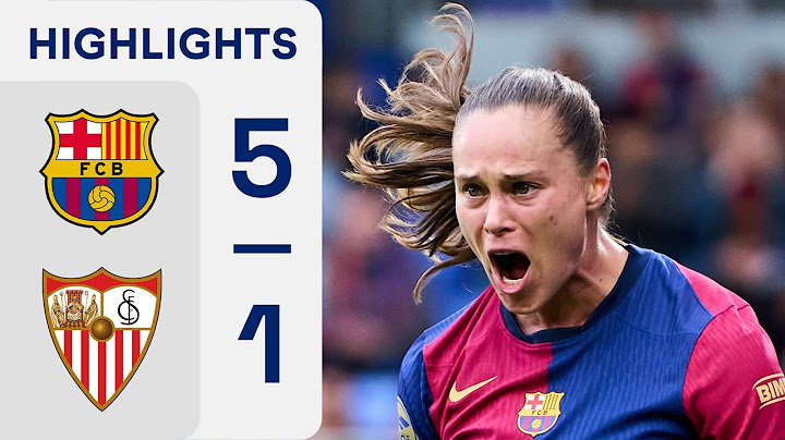 FC BARCELONA 5 - 1 SEVILLA FC | RESUMEN LIGA F
