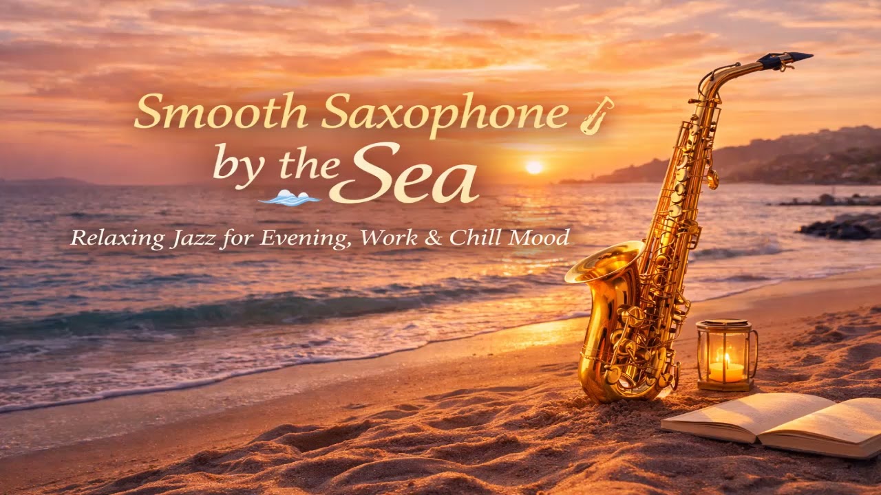 Smooth Saxophone by the Sea 🌊🎷 | Relaxing Jazz for Evening, Work & Chill Mood