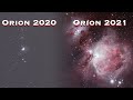 One year progression in deep sky astrophotography (2020-2021) using Star Adventurer