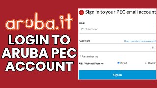 Aruba PEC Account Sign In: How to Log In to Your Aruba PEC Account? screenshot 3