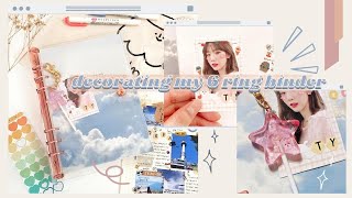 Datos decorate my 6 ring binder with me ✨🌈 | + how to make polaroid () Guía
