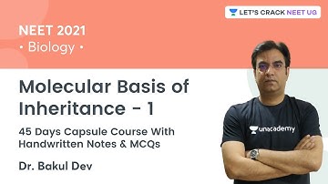 Molecular Basis of Inheritance - 1 | Biology | Let