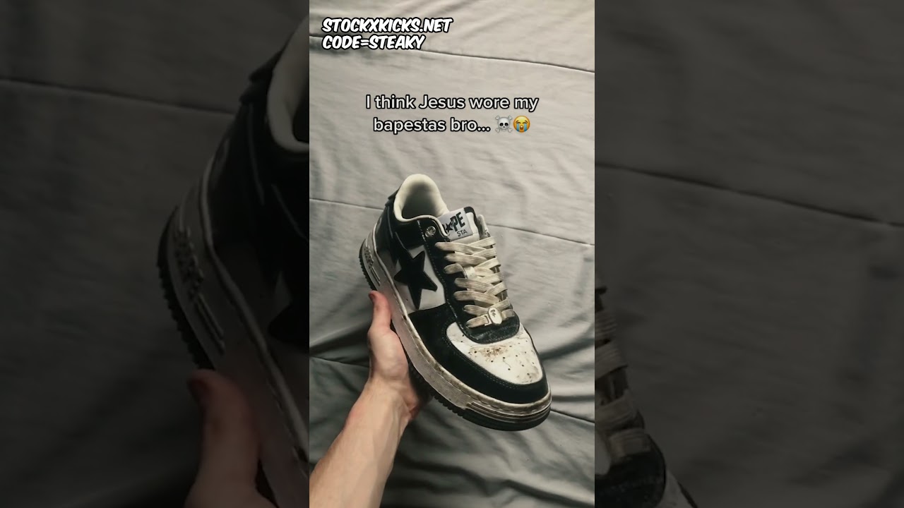 I think jesus wore my bapesta's 