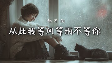 張不問 - 從此我等風等雨不等你｜Zhang Buwen - Cong Ci Wo Deng Feng Deng Yu Bu Deng Ni【高音質・拼音動態歌詞】从此我等风等雨不等你 - 张不问