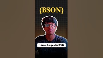 What is BSON format in MongoDB Database?🤔 #mongodb #nodejs #coding #webdevelopment