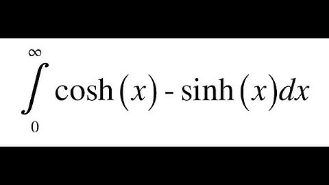 Hyperbolic Improper Integral Computations