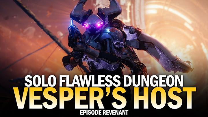 Solo Flawless Vesper's Host Dungeon [Destiny 2]