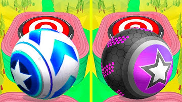 Going Balls Reverse (Jump Levels) Vs Sky Rolling Ball 3D Reverse (Amazing Levels) - SpeedRun Part 35