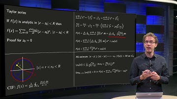 Taylor series of complex functions