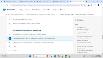 Maintain Your Industries CPQ Developer Certification for Summer ’24 | Industries CPQ Developer