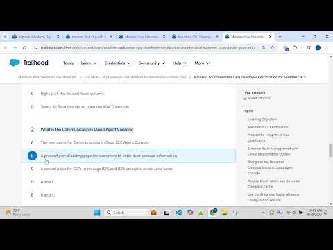 Maintain Your Industries CPQ Developer Certification for Summer ’24 | Industries CPQ Developer