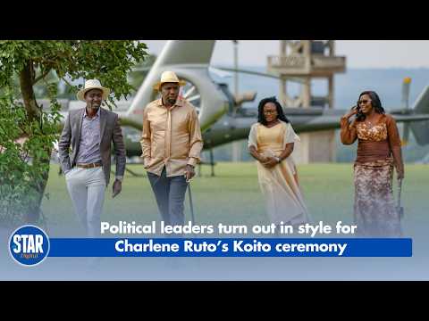 Political leaders turn out in style for Charlene Ruto’s Koito ceremony