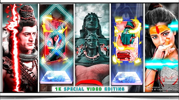 1K Special Video Editing /🎶Shivratri dj status /  Kinemaster Editing Video /  Dj Status Kaise Banaye