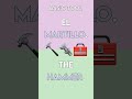 The Hammer in Spanish! Essential Tool Vocab #Spanish