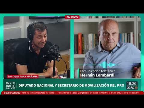 Hernan Lombardi - Secretaroio de movilización del PRO | No Dejes Para Mañana