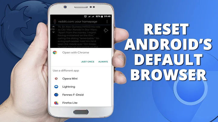 How to Reset the Default Browser Choice in Android