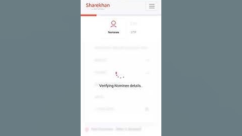 Process to add nominee in sharekhan demat account
