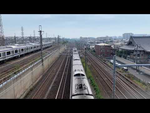 JR東日本中央.総武緩行線E231系500番台幕張車両センター付近通過。