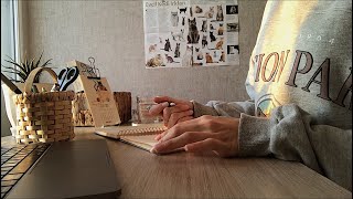 study with me at golden hour (studio ghibli vibes with calming piano)