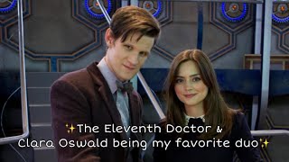 The Eleventh Doctor & Clara Oswald being my favorite duo | Scene Pack